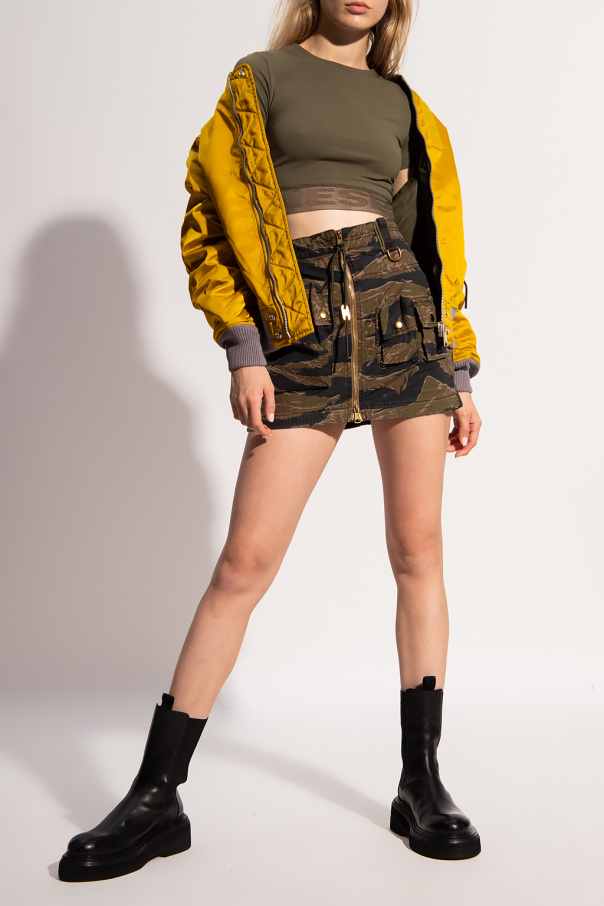 新品同様　  Hanley Bomber ブルゾン C.E - Leather Shoulder Bomber Jacket | ALTERFATE